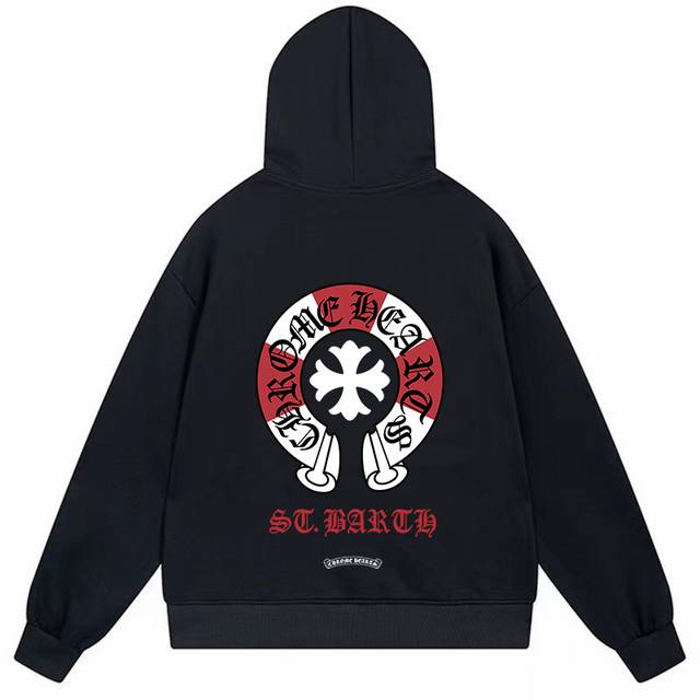 Style No. E33 - Chrome Hearts Print Hoodie, Exclusive Market Style - 400g High-D