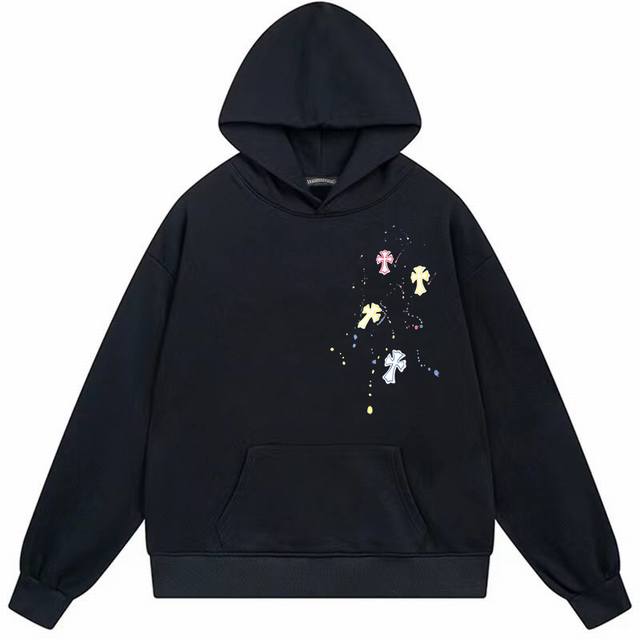 Style No. E03 - Chrome Hearts Print Hoodie, Exclusive Market Style - 400g High-D
