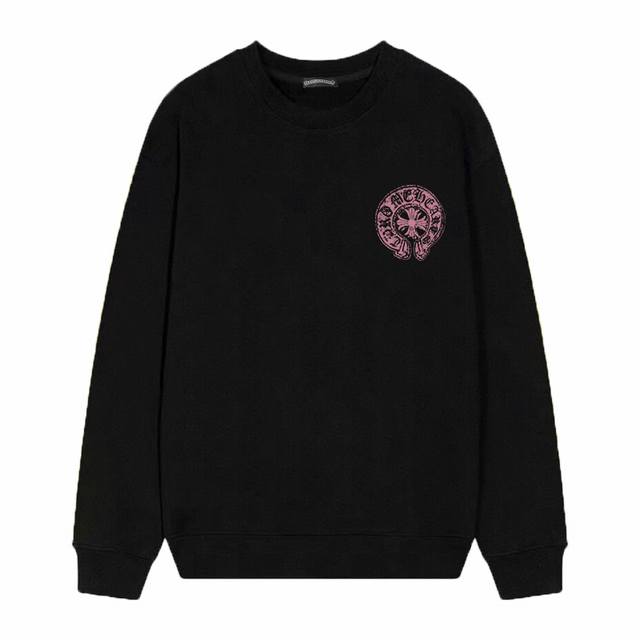 Style No. D43 Chrome Hearts Print Crew Neck Terry Sweatshirt, upgraded fabric, e