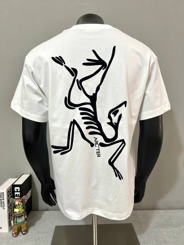 Arc'teryx 25Ss new style, featuring an oversized Arc'teryx logo design; a flocke