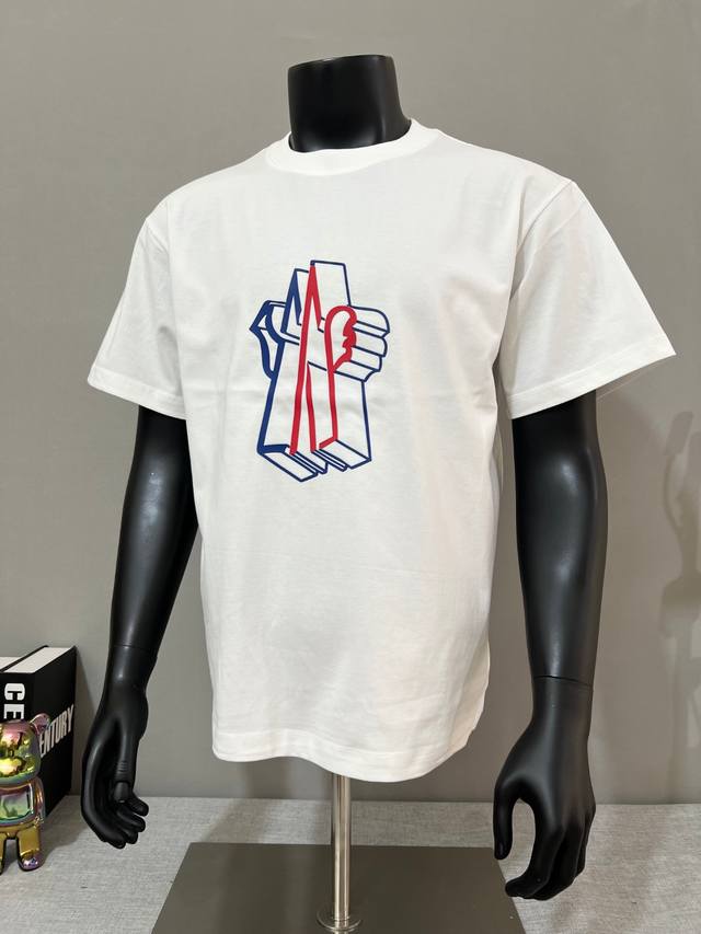 Moncler new arrival, 2025Ss soft vinyl print, 3D pattern, large Moncler logo, ma