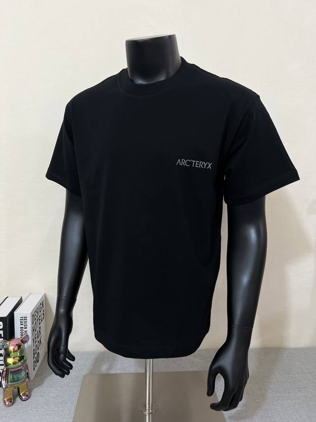 Arc'teryx 25Ss Foam Printed Crew Neck 100% Cotton Short-Sleeve T-Shirt. Made fro