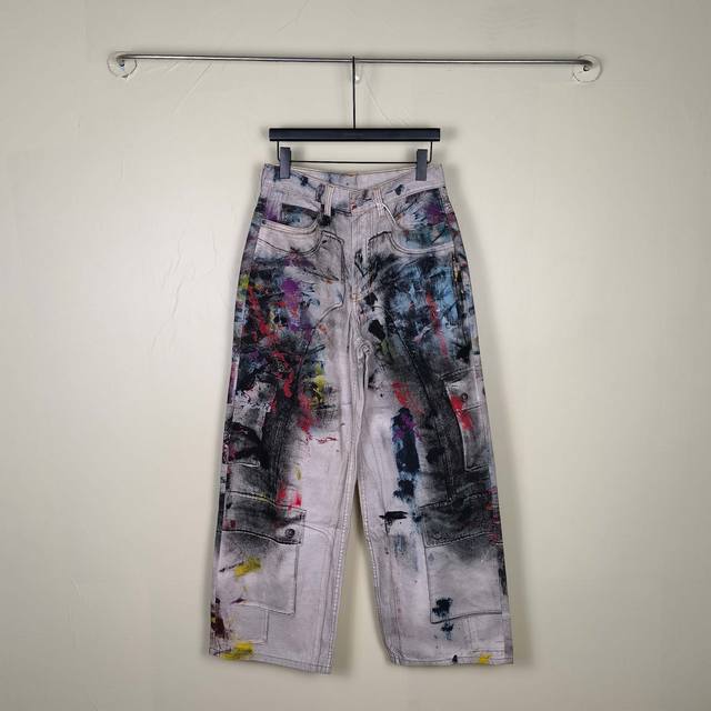 Acnestudios 25Fall 1981 Series Graffiti Splatter 3D Digital Direct Print Loose L