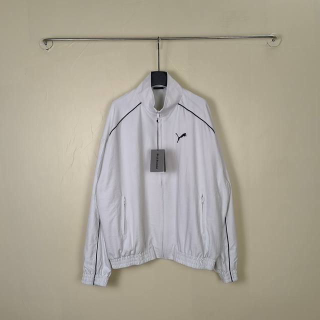 Blcg X Puma Puma Tracksuit Jacket In Cream 25Fall Collaboration - Leopard Logo P