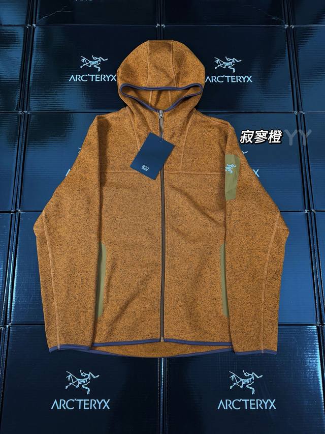 Style No. S01 Embroidered Arc'teryx Covert Six-Color Fleece Hooded Jacket - Fabr