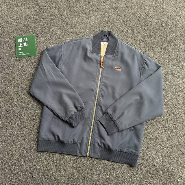 Style No. G108 Miumiu 24Fw Panama Cotton Bomber Jacket! Purchased and made from