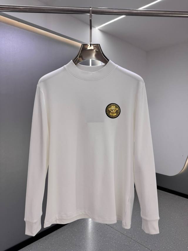Versace 2025 Autumn/Winter Men's Latest Trade Order High-Neck Undershirt, Excell