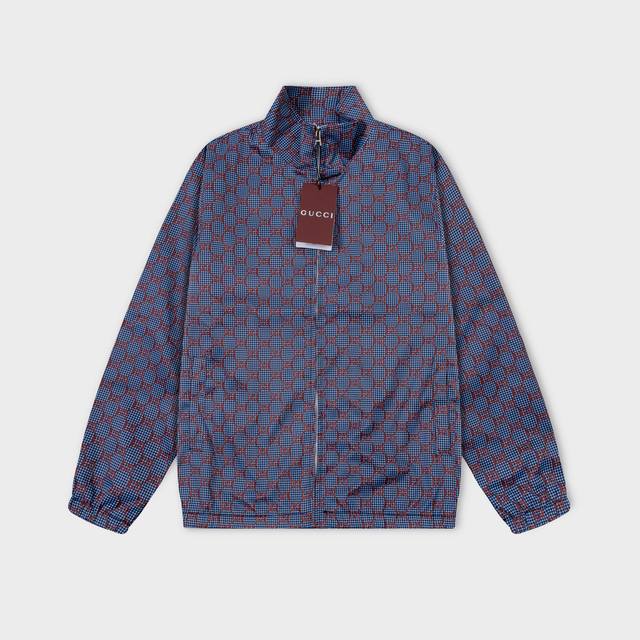 Gucci 2025 Fall/Winter New Stand Collar Trench Jacket, same as the official webs