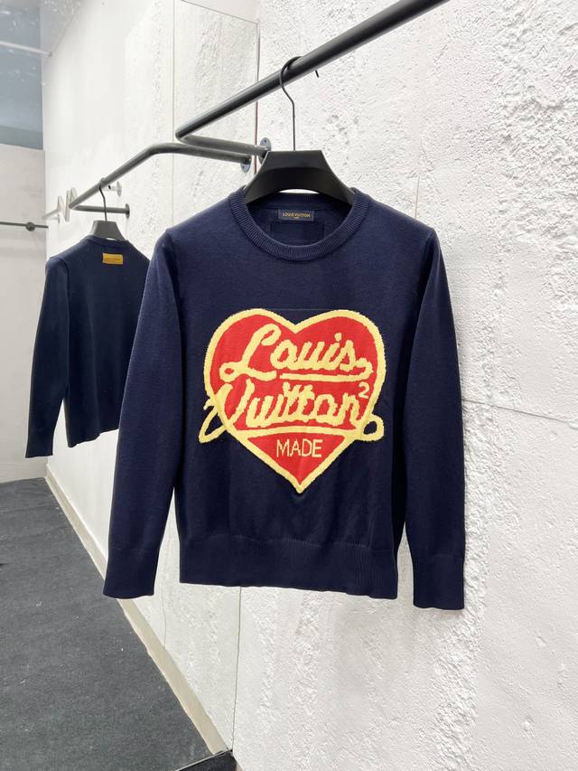 Style No.: T63 Louis Vuitton Crew Neck Knit Sweatshirt, Cotton Fabric, Colour: D