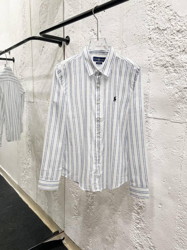 Style No.: T56 Ralph Lauren & Ralph Lauren Striped Shirt, Bamboo Cotton Material