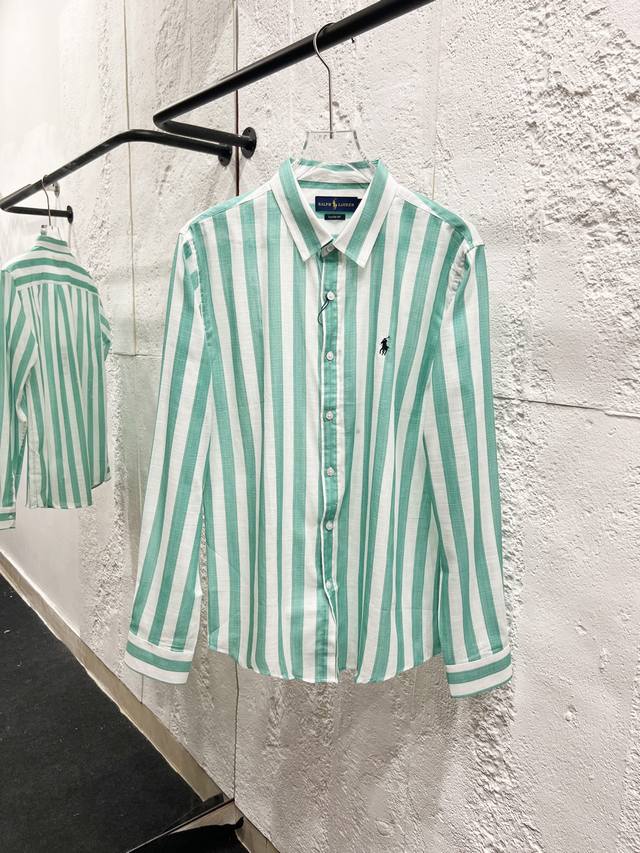 Style No.: T54 Ralph Lauren & Ralph Lauren Striped Shirt, Bamboo Cotton Material