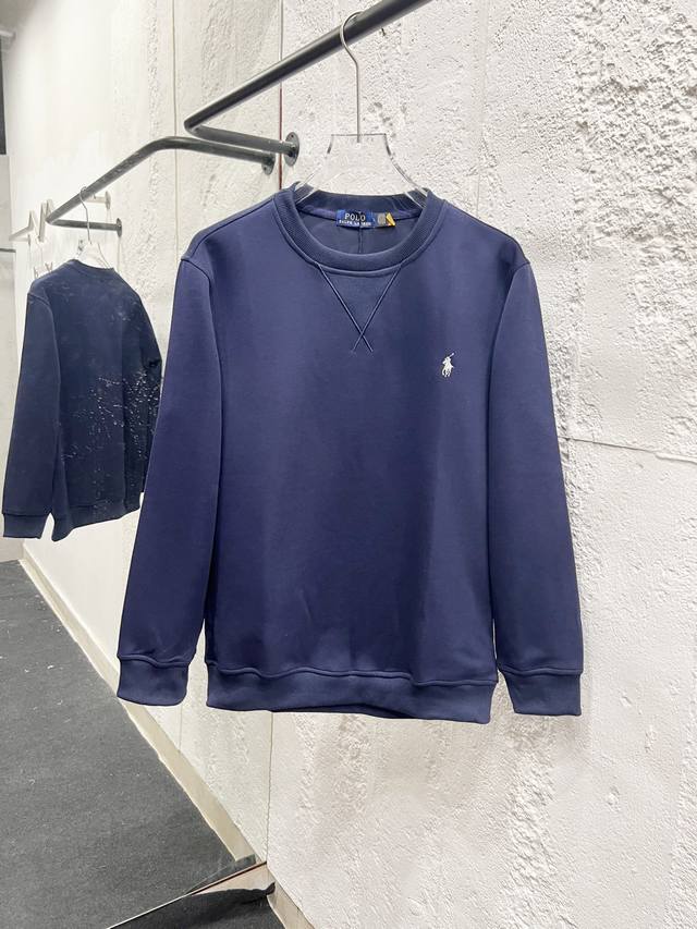 Style No.: T53 Ralph Lauren Crew Neck Sweatshirt with Embroidered Pony Logo, Mad