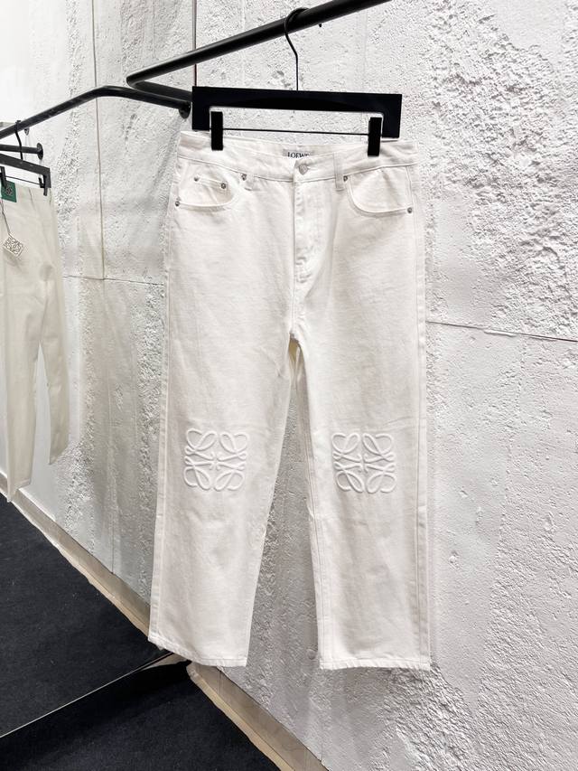 Style No.: H942 Loewe Pattern Print Zipper Straight Leg Casual Pants, Men's and