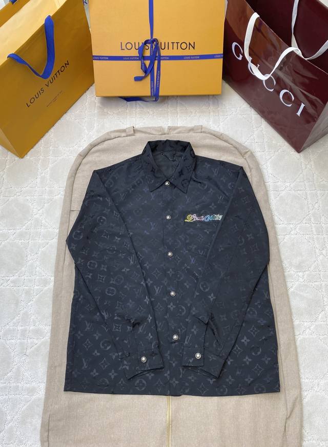 Louis Vuitton 1V 2025Ss New Custom Colored Rhinestone Shirt (Ddd) Original desig