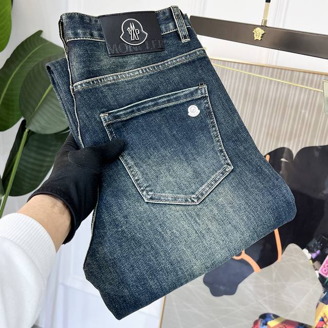 Moncler 40Ss Spring/Summer Denim Jeans, 1:1 replica, a perfect everyday essentia