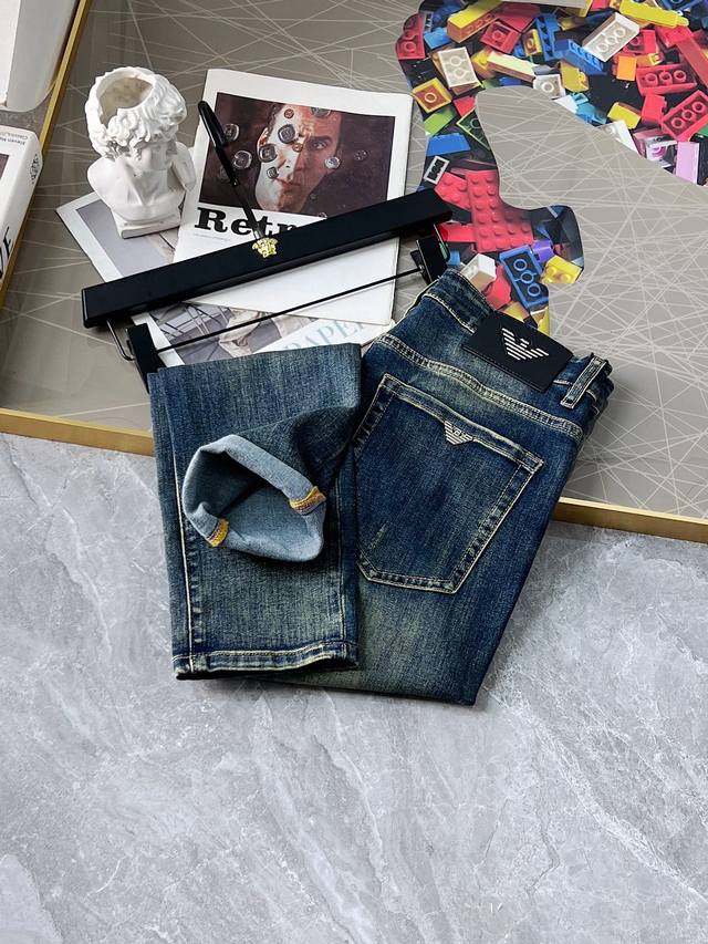 Armani 40Ss Spring/Summer New Arrival Jeans. 1:1 replica of the original, a perf