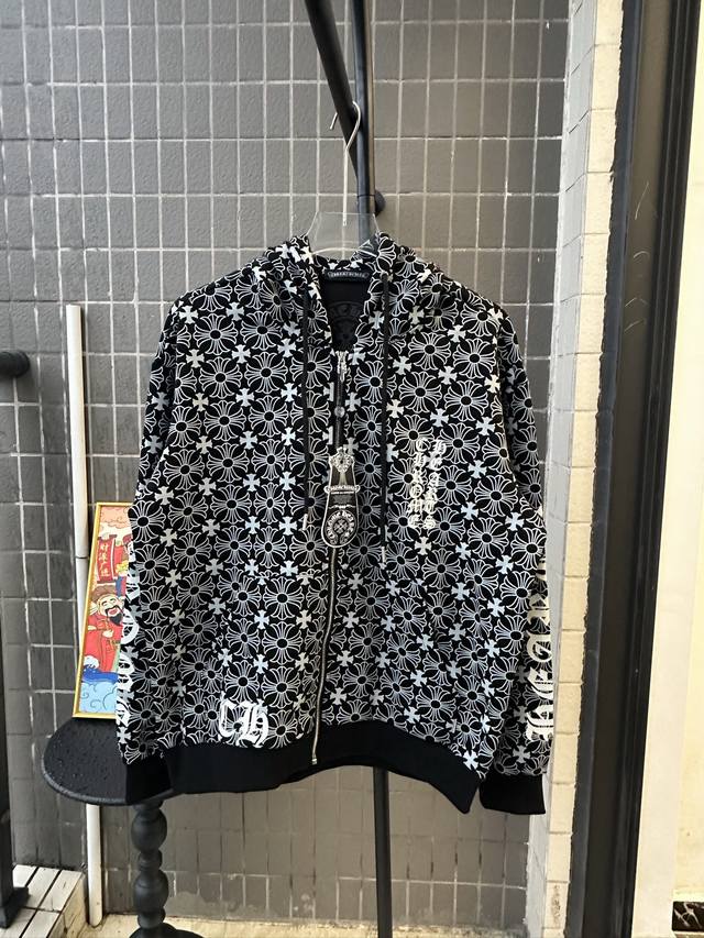 Style No.: Tt74 Chrome Hearts Hooded Sweatshirt 23Fw New All-over Print Sanskrit