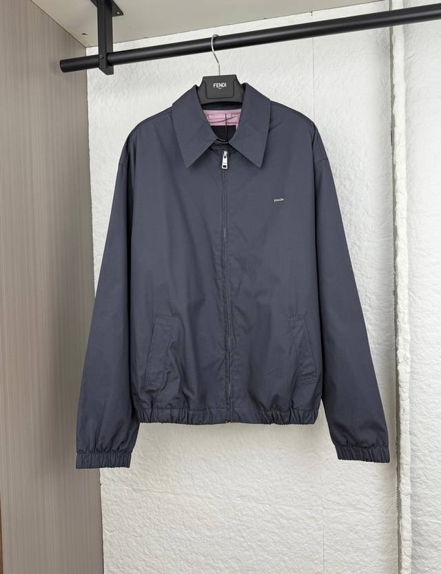 Prada letter embroidered jacket 46 48 50 52 Ddd