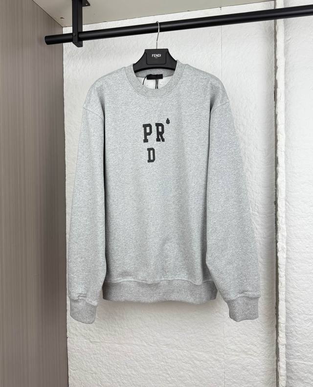Prada Letter Print Crew Neck Sweatshirt SML XL Ddd