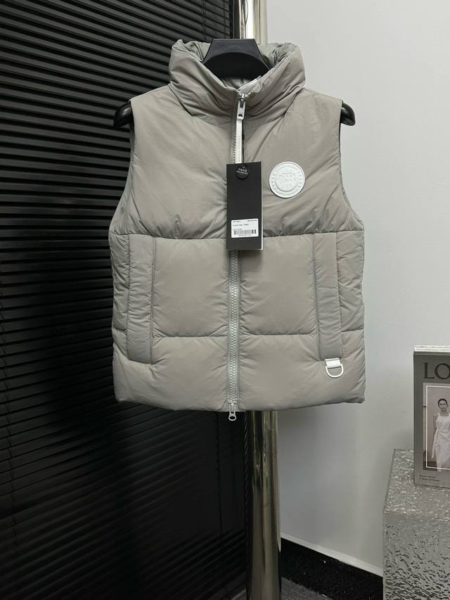 Canada Goose Pastels White Label Down Vest. The White Label series is a capsule