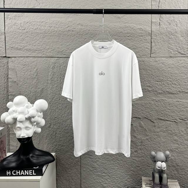 Alo*2025 Spring/Summer Classic Simple Letter 3D Thick Silicone Craft Personalize