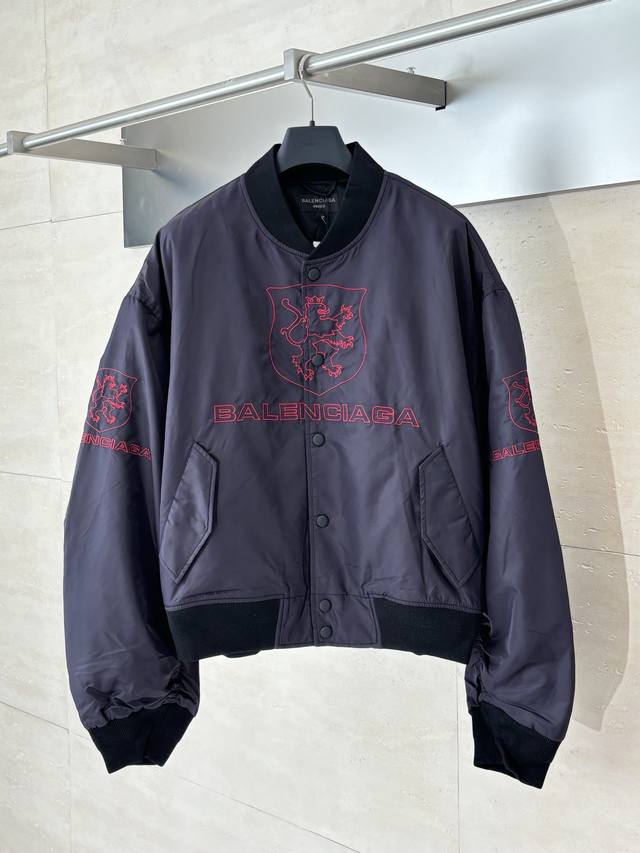 Balenciag* Paris 25Ss Lion Club Manchester United Flight Cotton Jacket Custom-ma