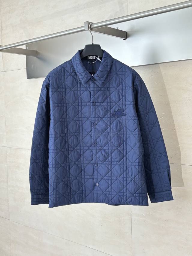 Dior* 25Ss Quilted Cannage Bluebell Embroidered Appliqu