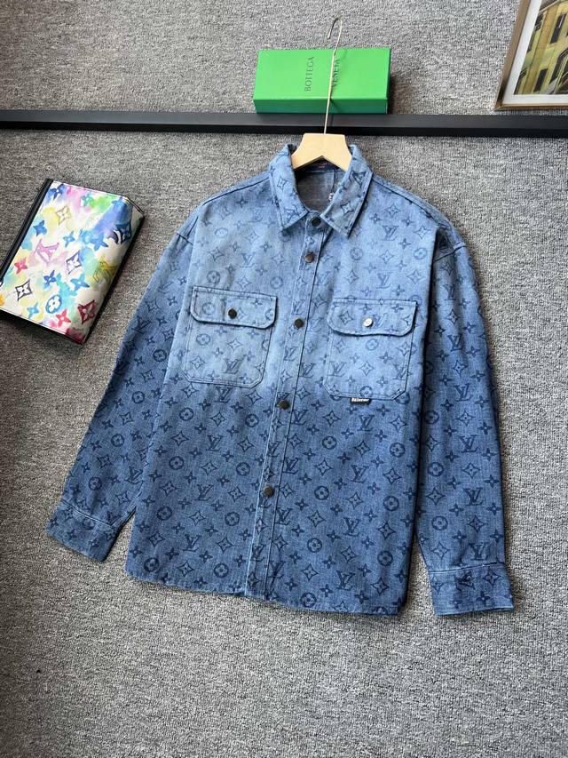 Louis Vuitton 2025 Fall/Winter New Jacket! High-end custom denim jacket, top-not