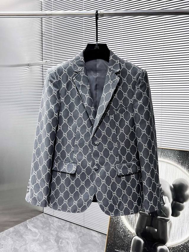 Gucci 2025 Spring/Autumn New Arrival Suit, High-End Version! Custom-made fabric