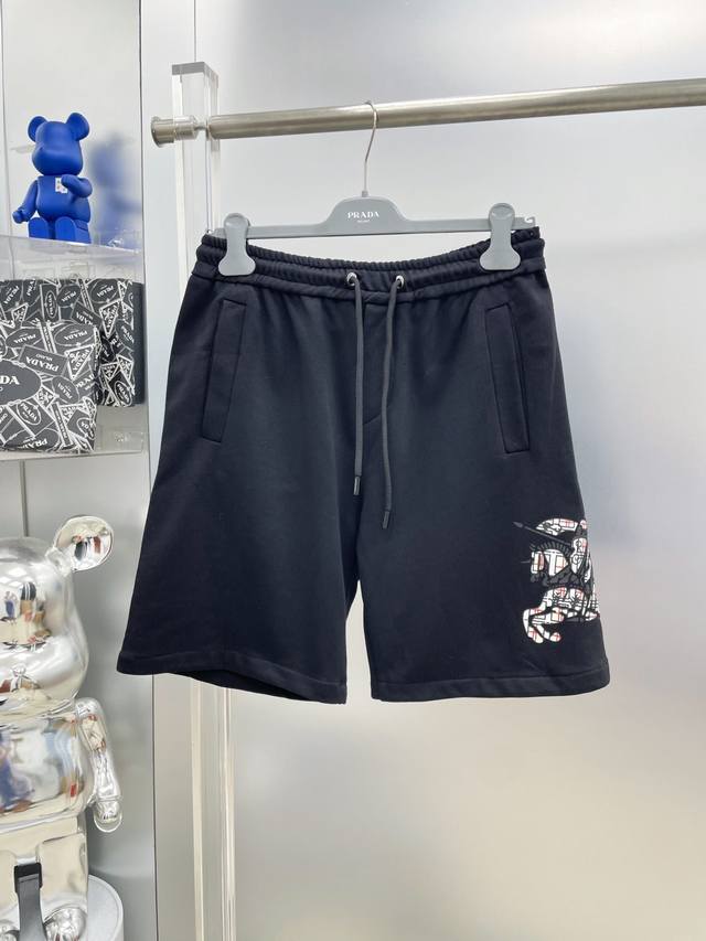 Burberry 2025 Summer New Equestrian Horse Print Shorts Ss Premium custom fabric,