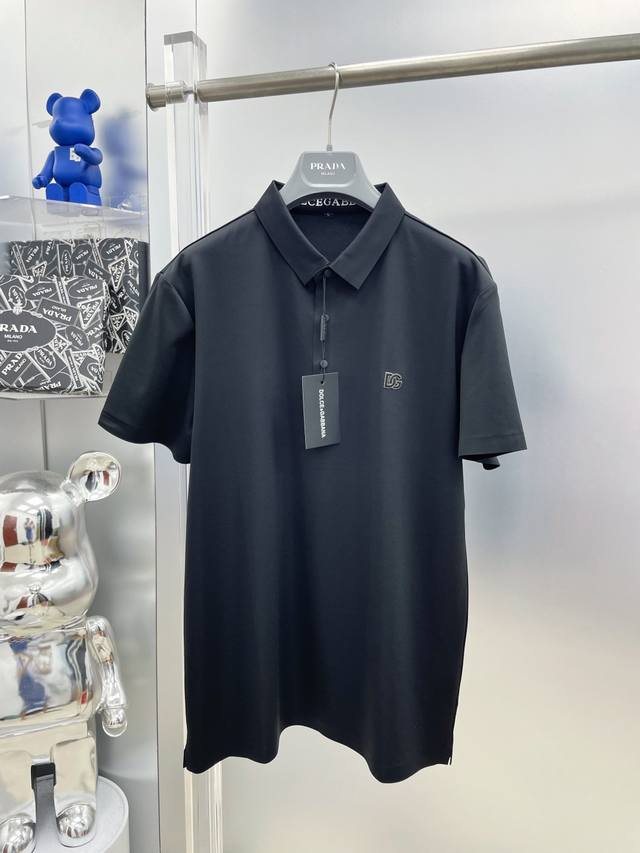 Dg Dolce & Gabbana Quick-Dry Fabric 25Ss New Logo Short-Sleeve Polo Shirt Ss The