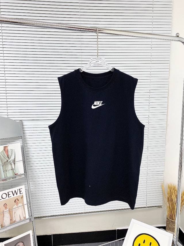 Nike Basic Printed Couple Cotton T-Shirt Vest, Summer 2023, Loose Crew Neck Pull