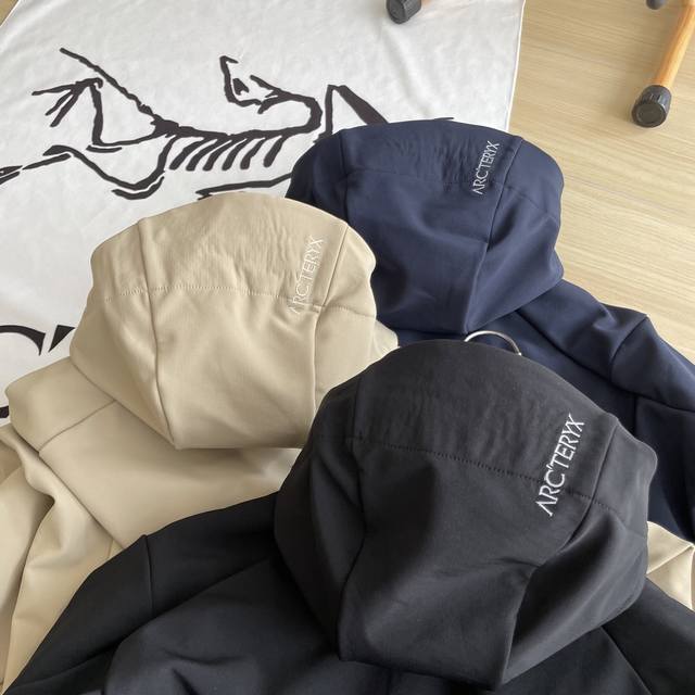 Detailed Images Quality Outerwear Arc'teryx Gamma Hoody Three-Color Unisex Windp