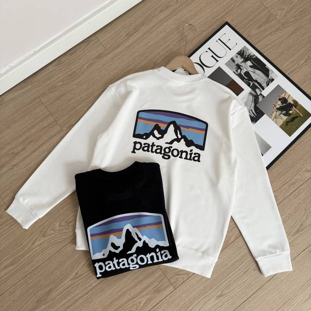 New Arrival! Patagonia Classic Basic Crew Neck Sweatshirt with Large Back Logo -