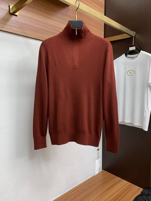 Lp Nuoyou Pianya 2025Fw Men's Autumn and Winter Sweater, Business Stand Collar,