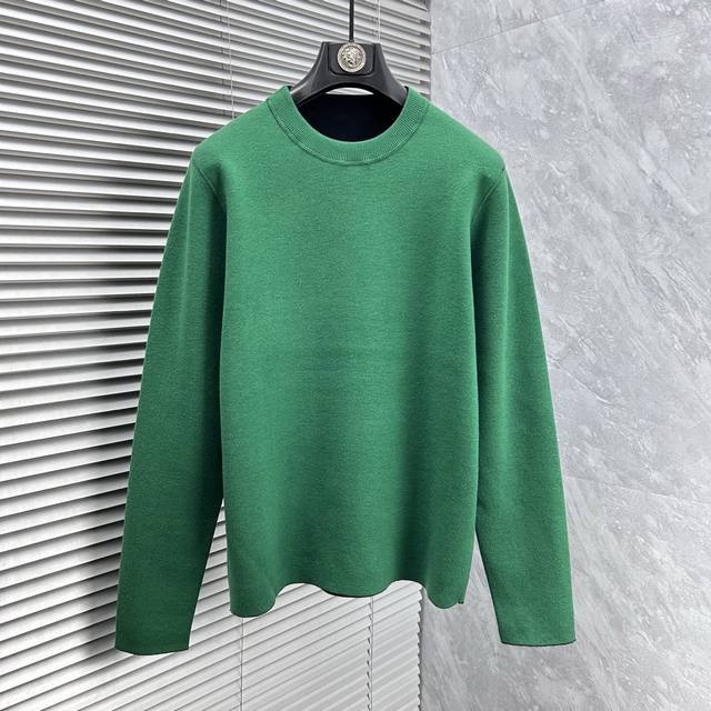 Bv 2025 Autumn/Winter New Arrival Men's Brand High-Quality Wool Knit Sweater. Fe