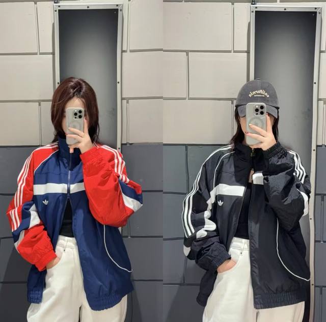 New Arrival! Adidas Originals 2025 Spring/Autumn Men's and Women's Stand Collar