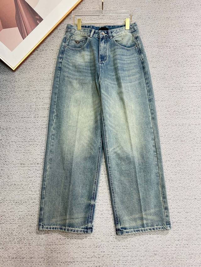 Prad's Casual Jeans 2025 Autumn/Winter New High-End Custom Pants Made with Speci