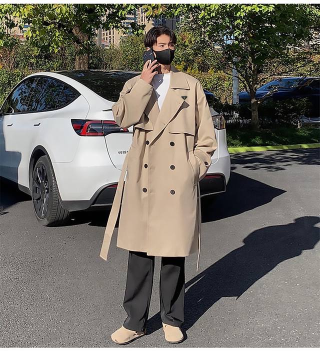 High-quality Prada 25Ss Autumn Two-Color New Men's Trendy and Stylish Jacket The