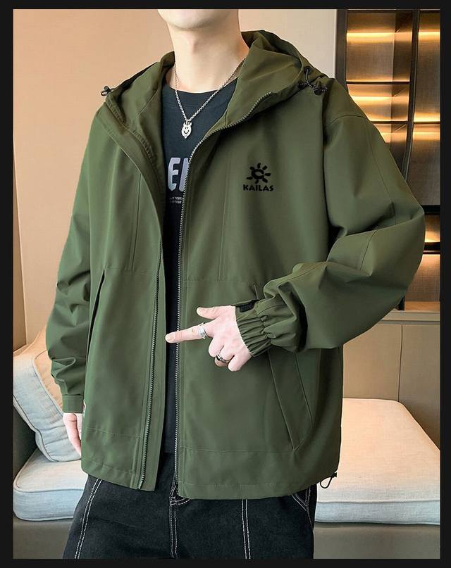 High-quality Kailas 25Ss autumn tricolor Niel waterproof fabric jacket men's Kor