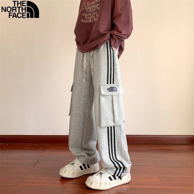 The North Face Fall New Arrival, Unisex Elastic Waist Drawstring Side Striped 3D