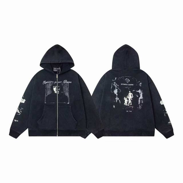 Er862# 14 Erd Melancholy Rich Second Generation New Loose Casual Washed Retro Ap