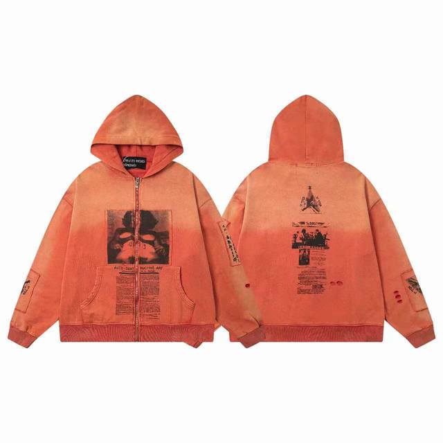 Er861# 18 Erd Melancholy Rich Second Generation New Loose Casual Washed Retro Di