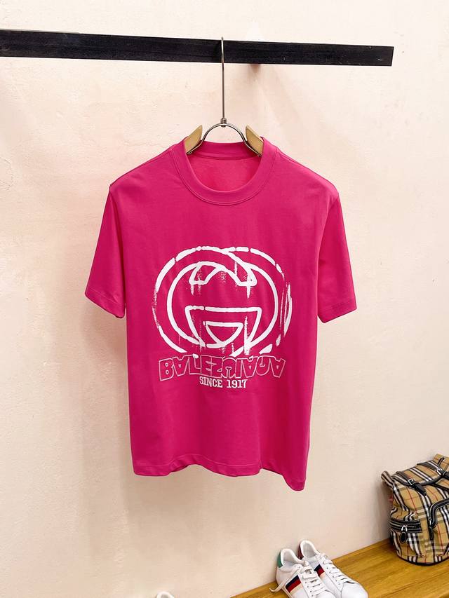 Gucci Balenciaga, all tags included. Newest 2025 Summer collection, short-sleeve