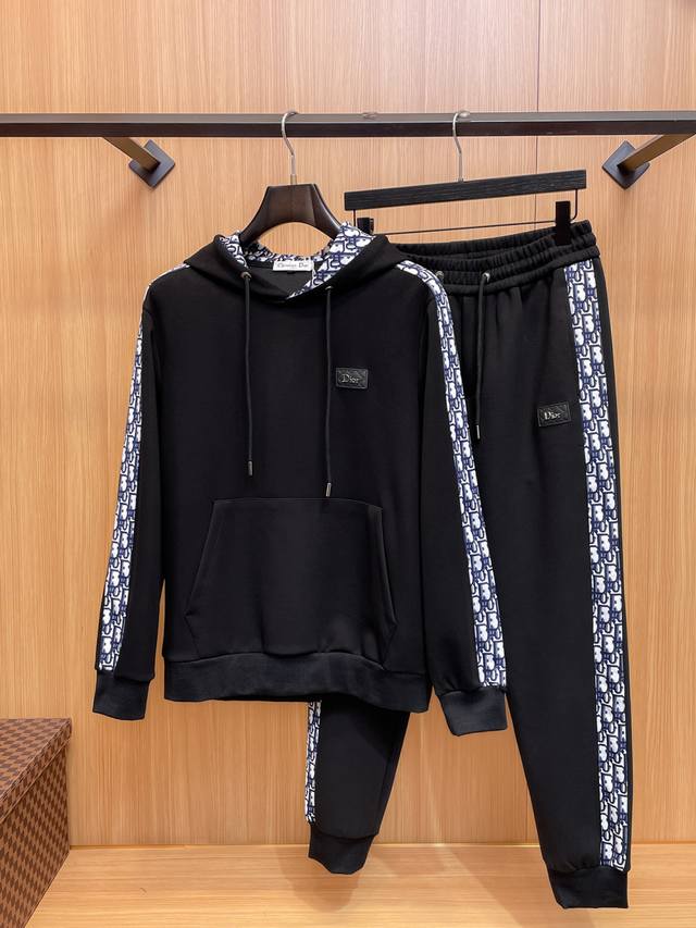 Dior Casual Suit, 2025 Autumn/Winter Top Import Private Goods, High-End Patchwor