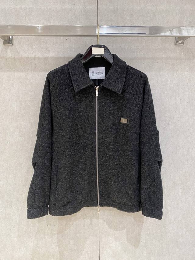 Bc-Brunello Cucineli 25Fw Autumn/Winter New Style Old Money Style Wool Jacket wi