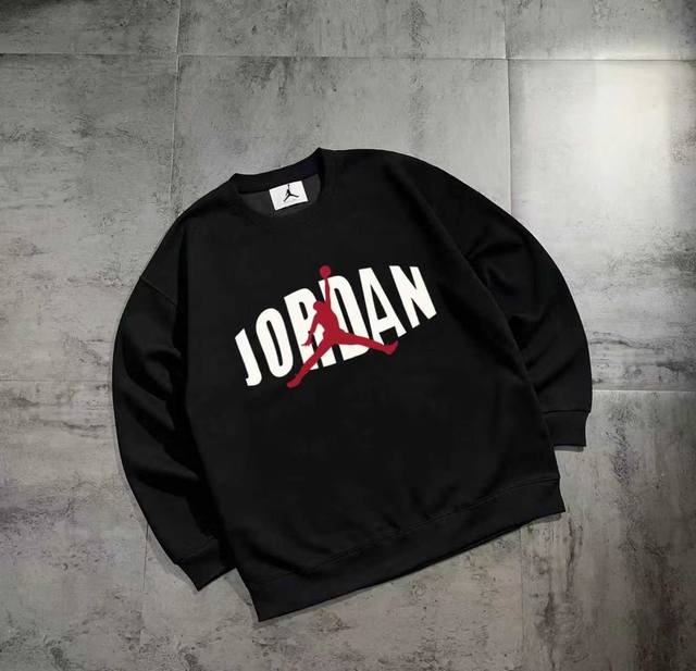 New Arrival: Silver Fox Fleece Jordan Series Basic Couple Crew Neck Sweatshirt.