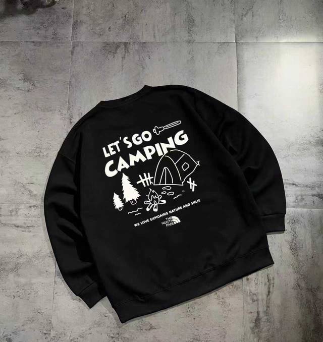 New Arrival: Silver Fox Fleece North Face Basic Couple Crew Neck Sweatshirt. Mad