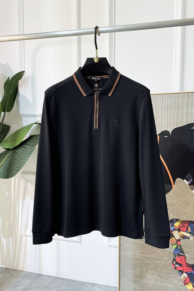 Genia - 2025 Autumn/Winter Bestselling Polo Long-Sleeve T-Shirt, a must-have for