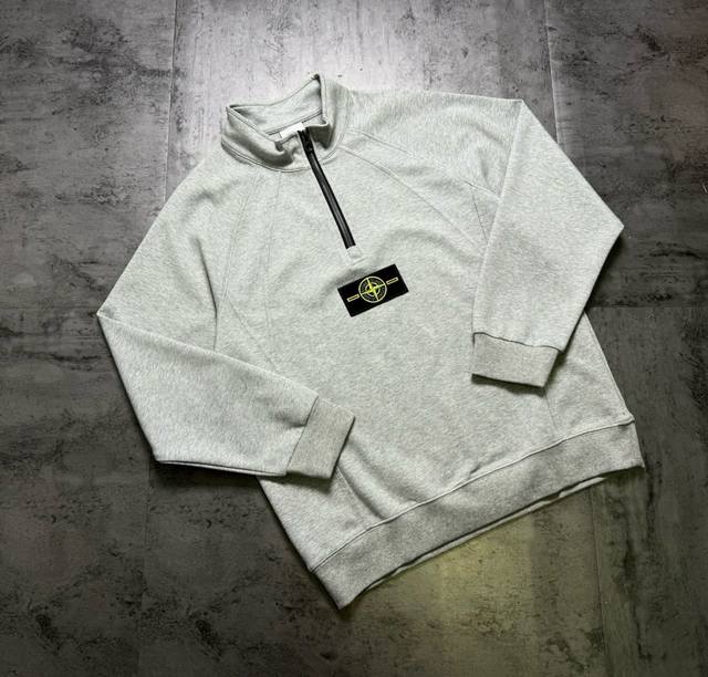 New Arrival! Stone Island Embroidery Series Autumn New Arrival Couple Sweatshirt